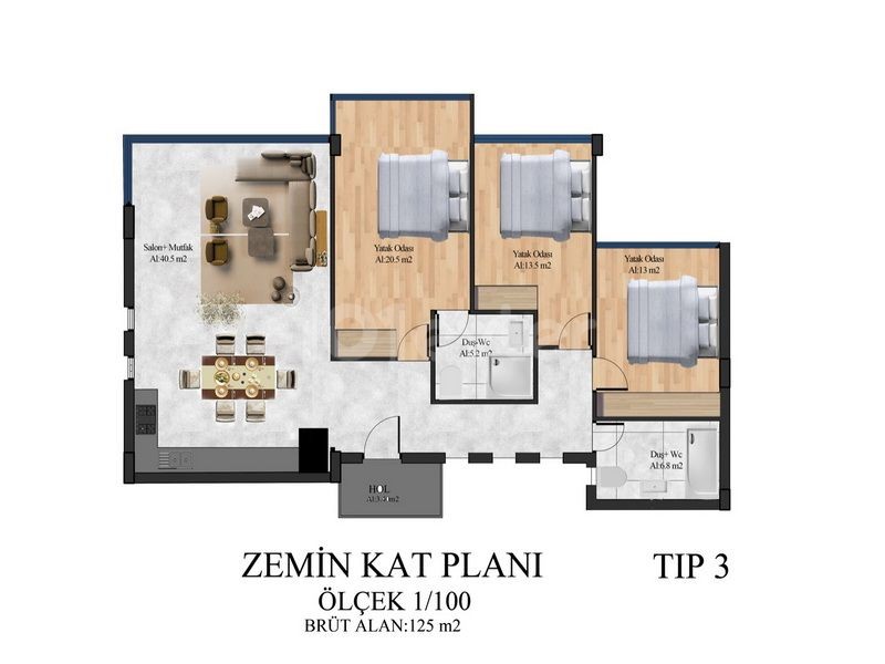 Bungalow in Esentepe, Nord Zypern – Foto 1 von 15
