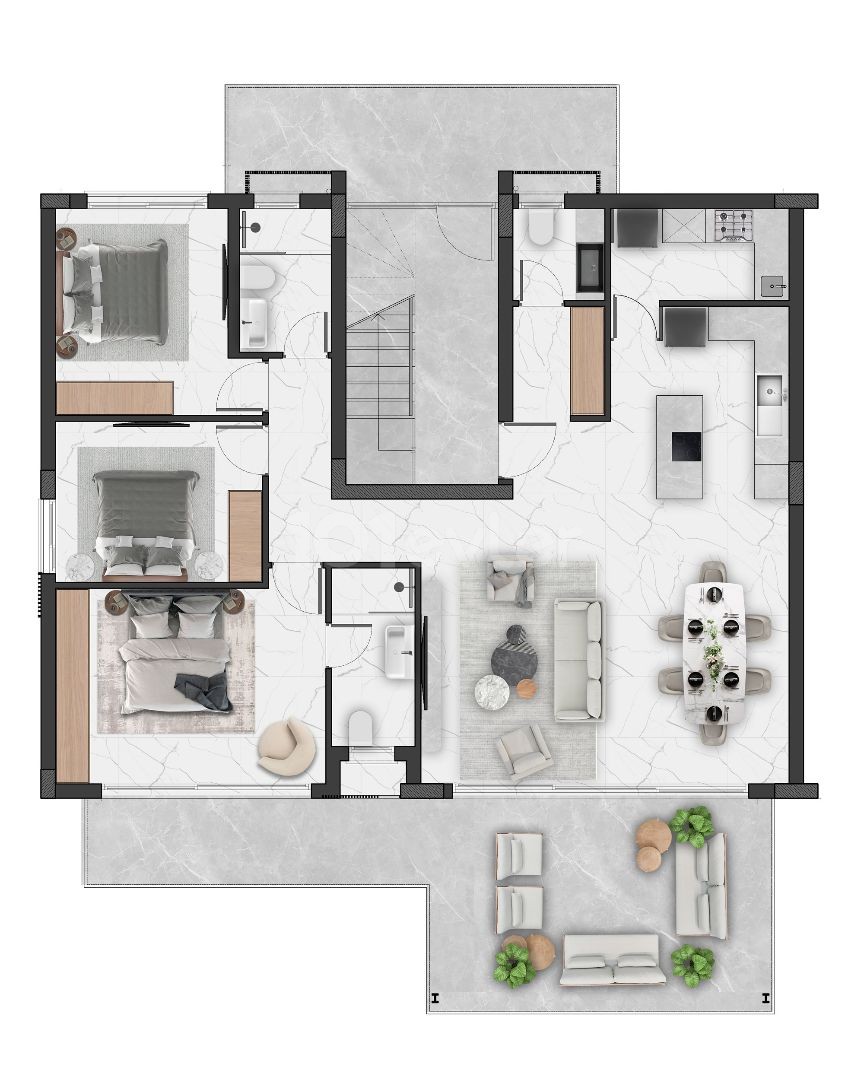 Wohnung in Nord Zypern – Foto 4 von 9