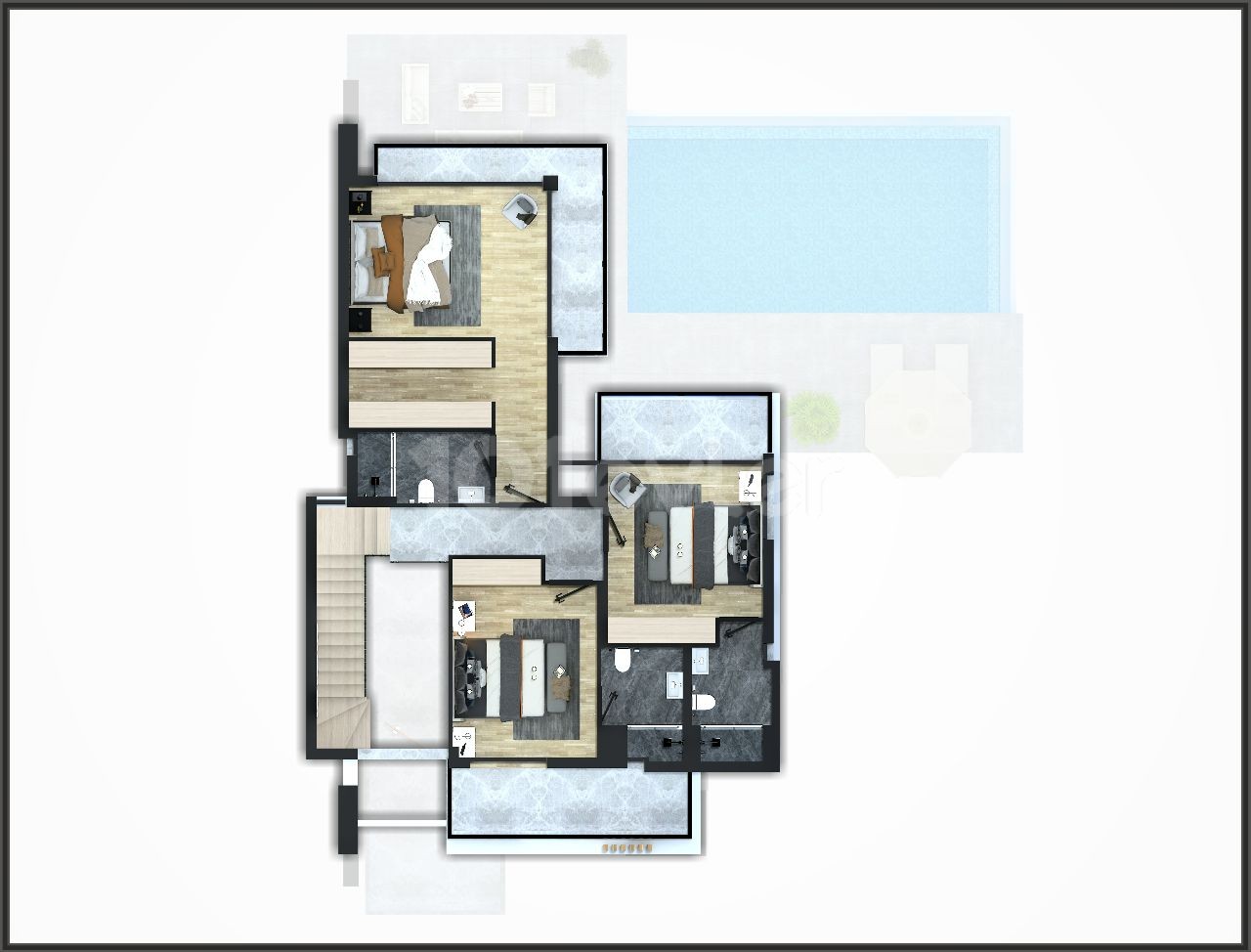 Wohnung in Ozanköy, Nord Zypern – Foto 1 von 23