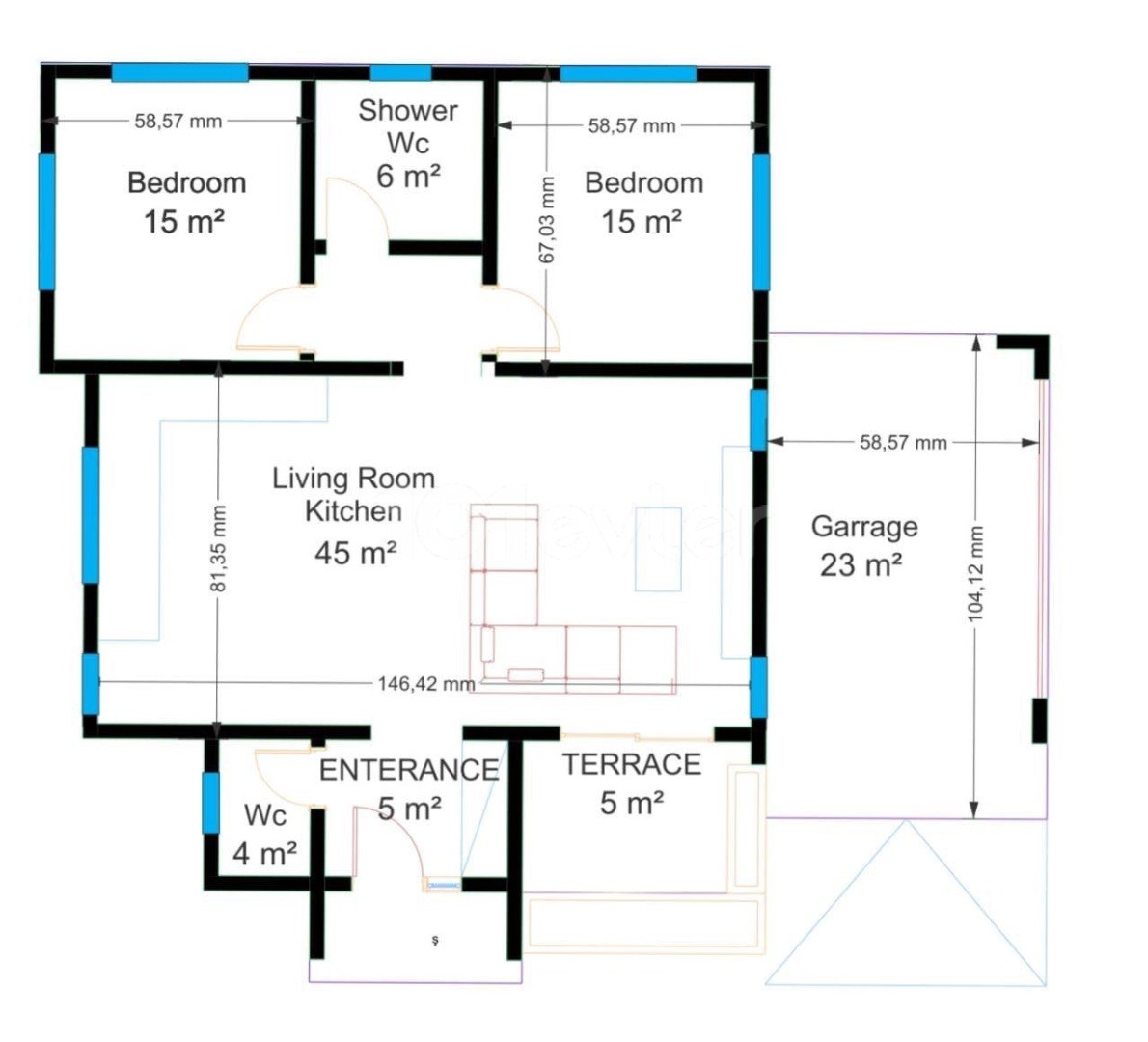 Bungalow in Boğaz, Nord Zypern – Foto 3 von 6