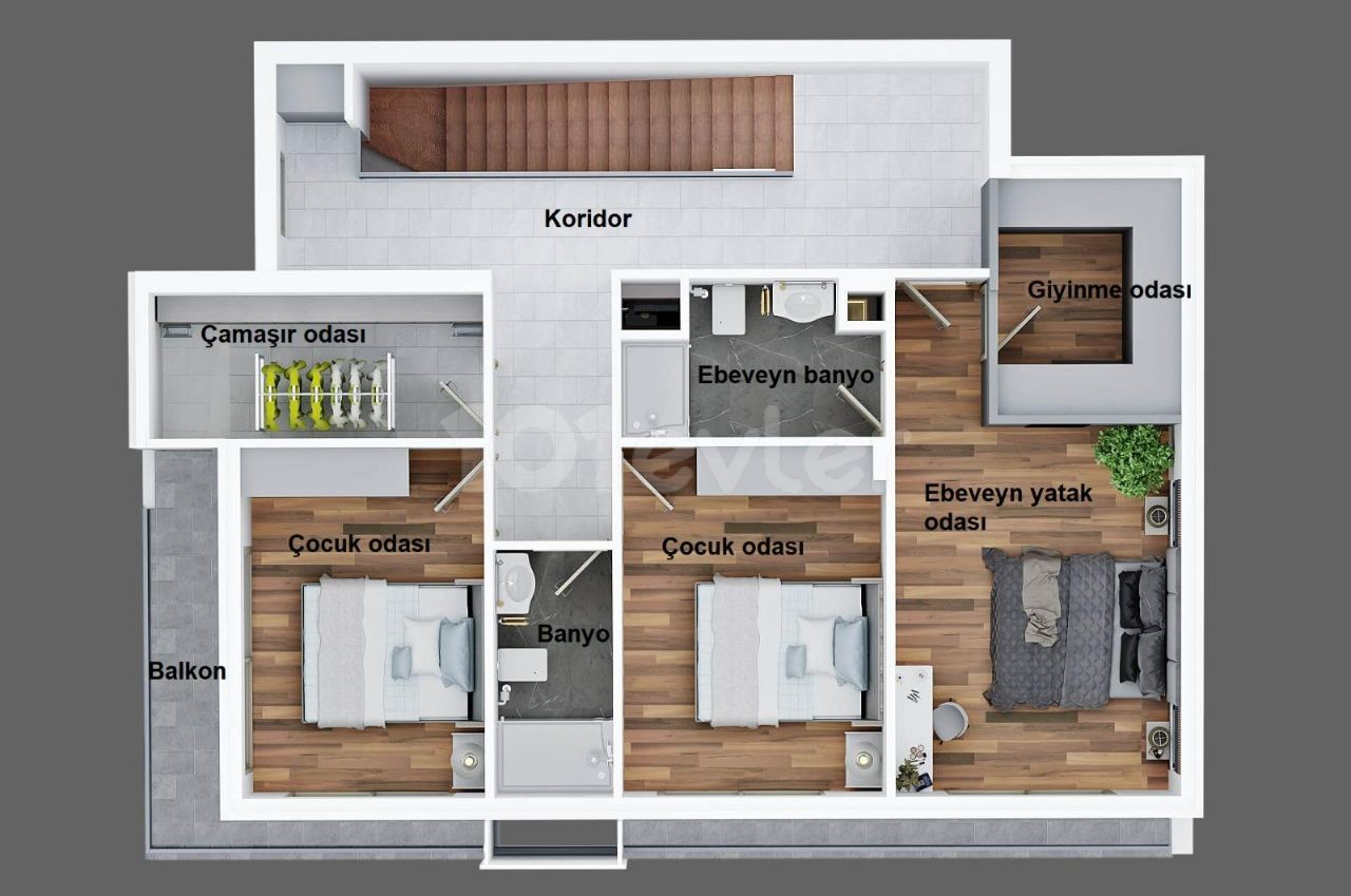 Wohnung in Ozanköy, Nord Zypern – Foto 5 von 19
