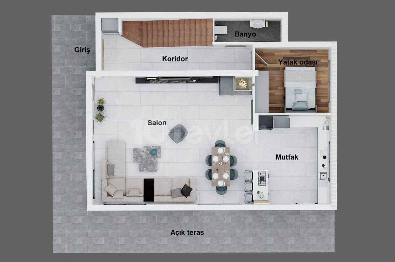 Wohnung in Ozanköy, Nord Zypern – Foto 9 von 19