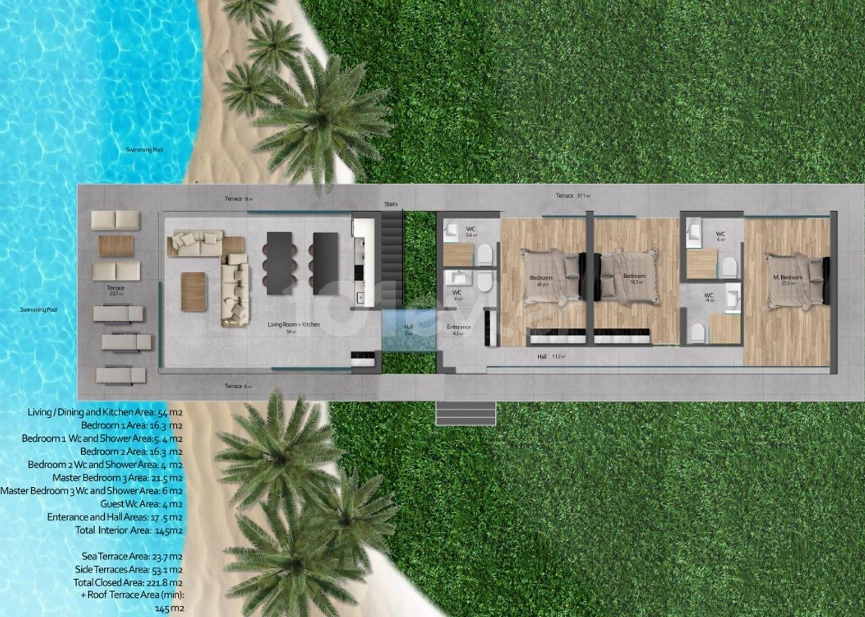 Villa in Esentepe, Nord Zypern – Foto 8 von 8