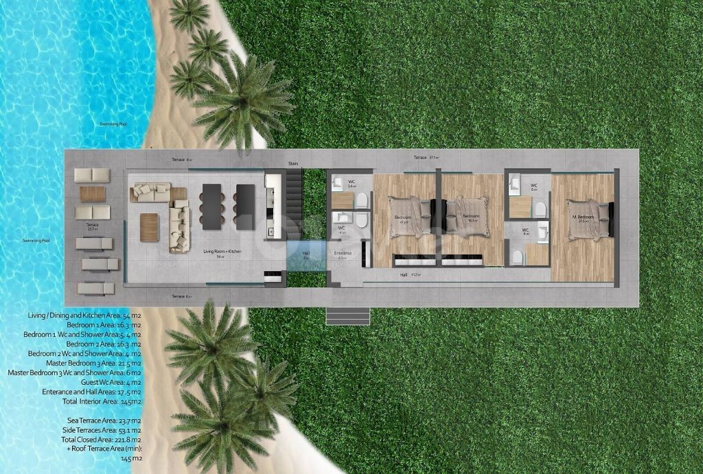 Bungalow in Tatlısu, Nord Zypern – Foto 13 von 13